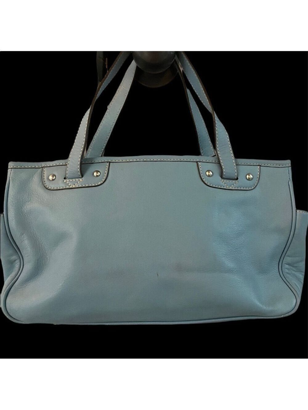 Etiene Aigner blue purse - Picture 3 of 9
